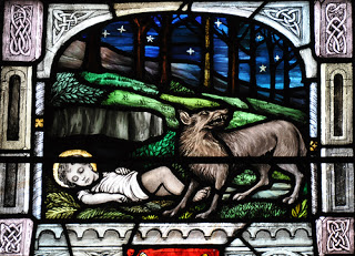 St. Ailbe and the Wolf